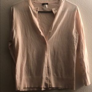J.Crew Light Pink Adult Medium Cardigan